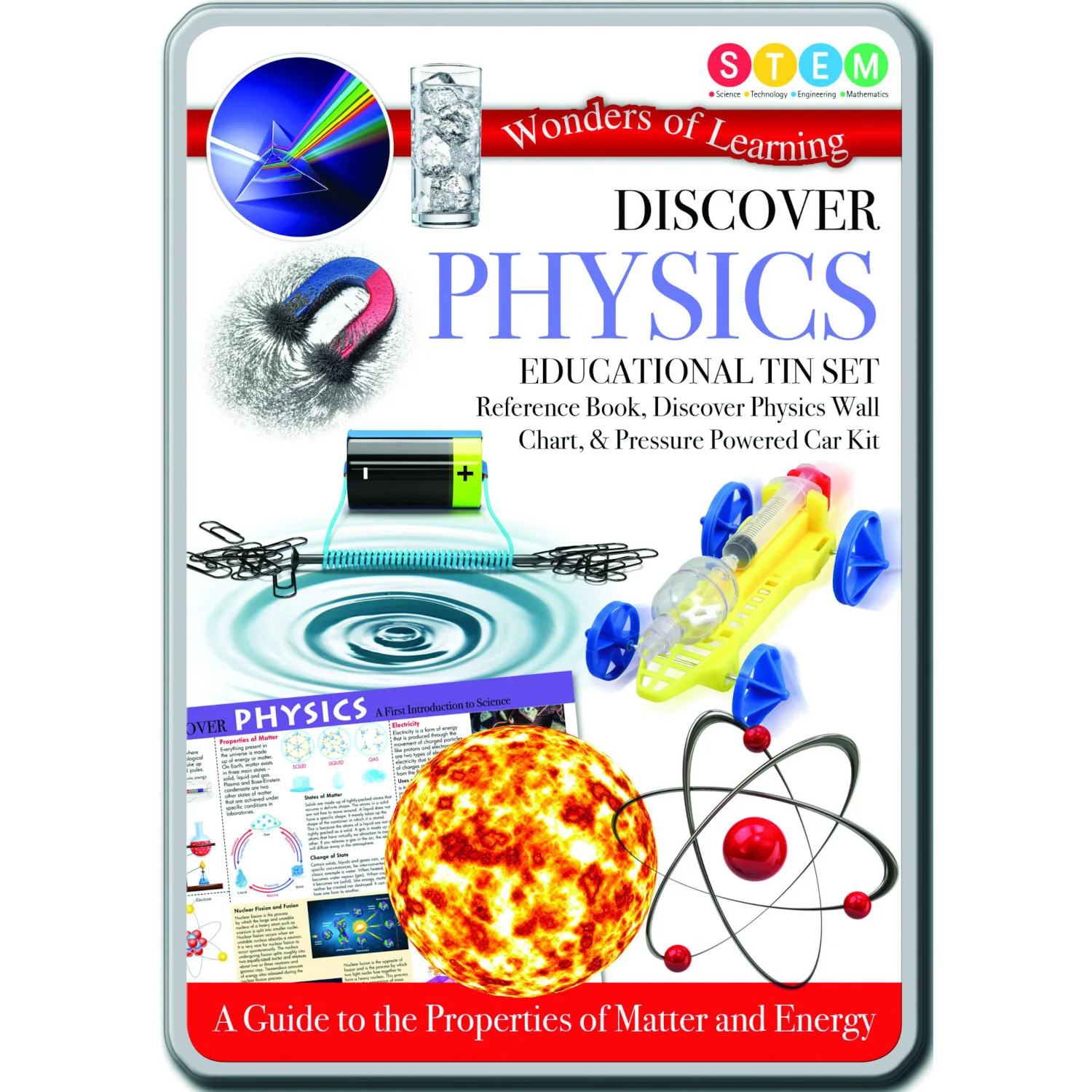 Discover Physics Tin Set By Wonders Of Learning STEM Education Toys