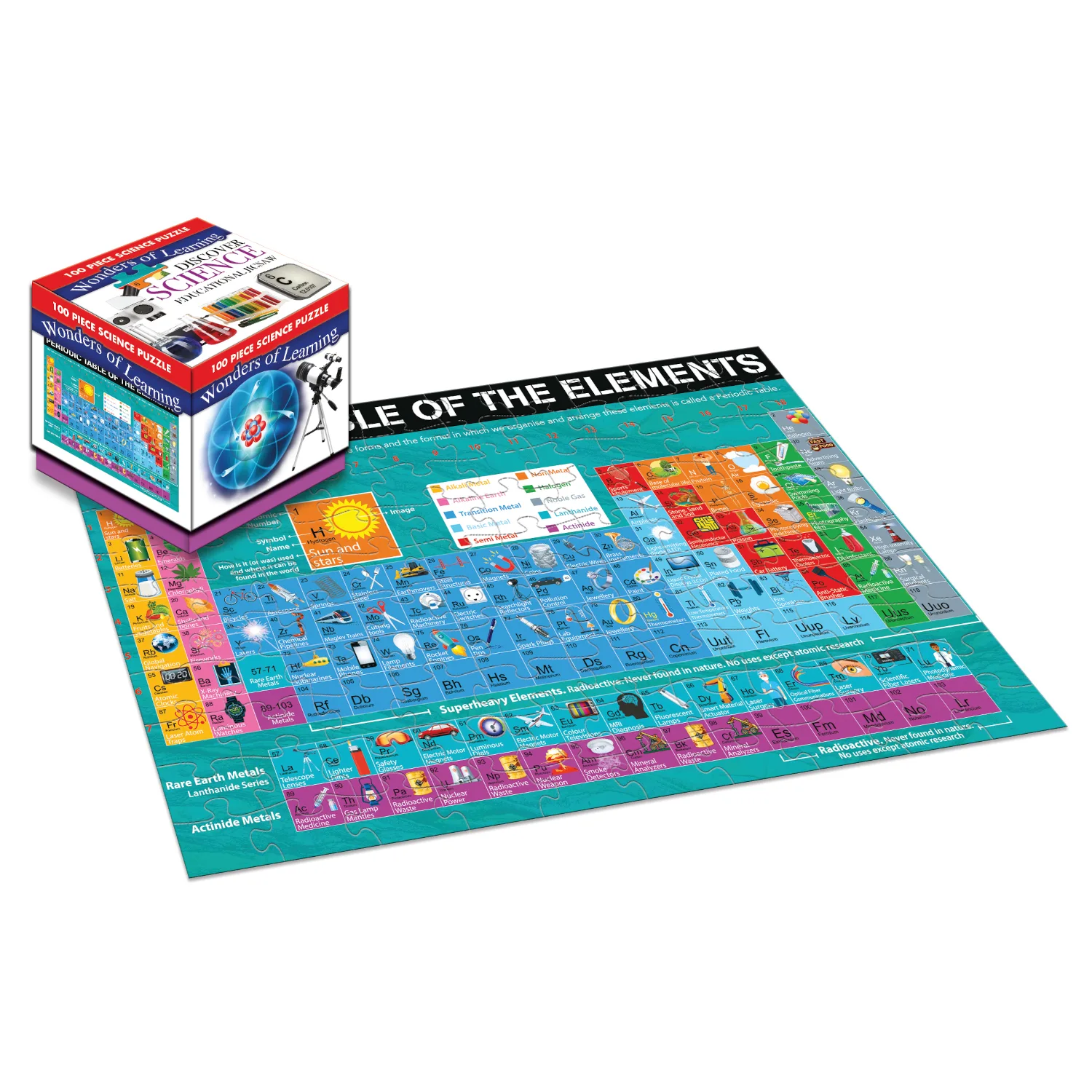 Science 100 Piece Jigsaw By Wonders Of Learning STEM Education Toys