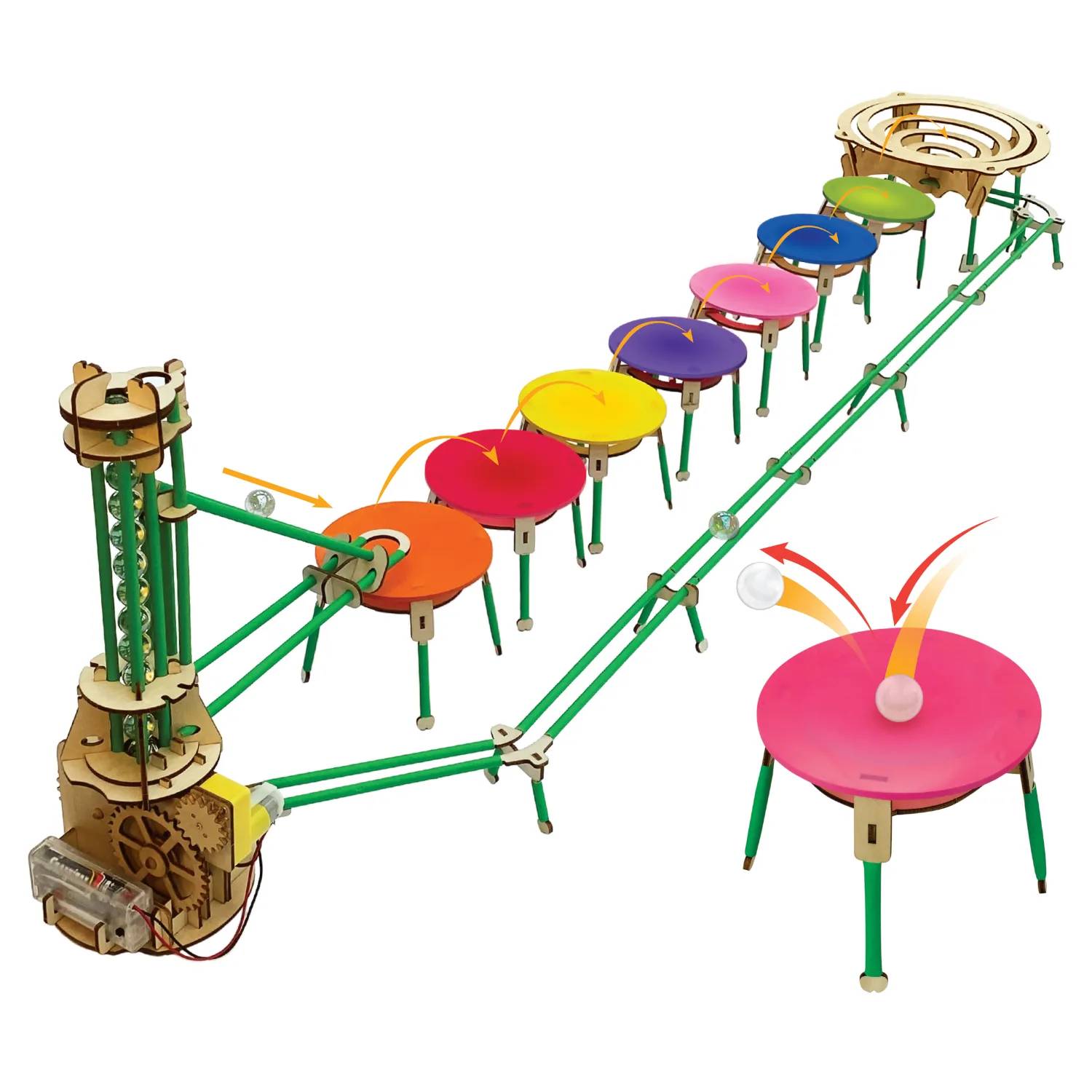Bounce Marble Run by Engenius Contraptions