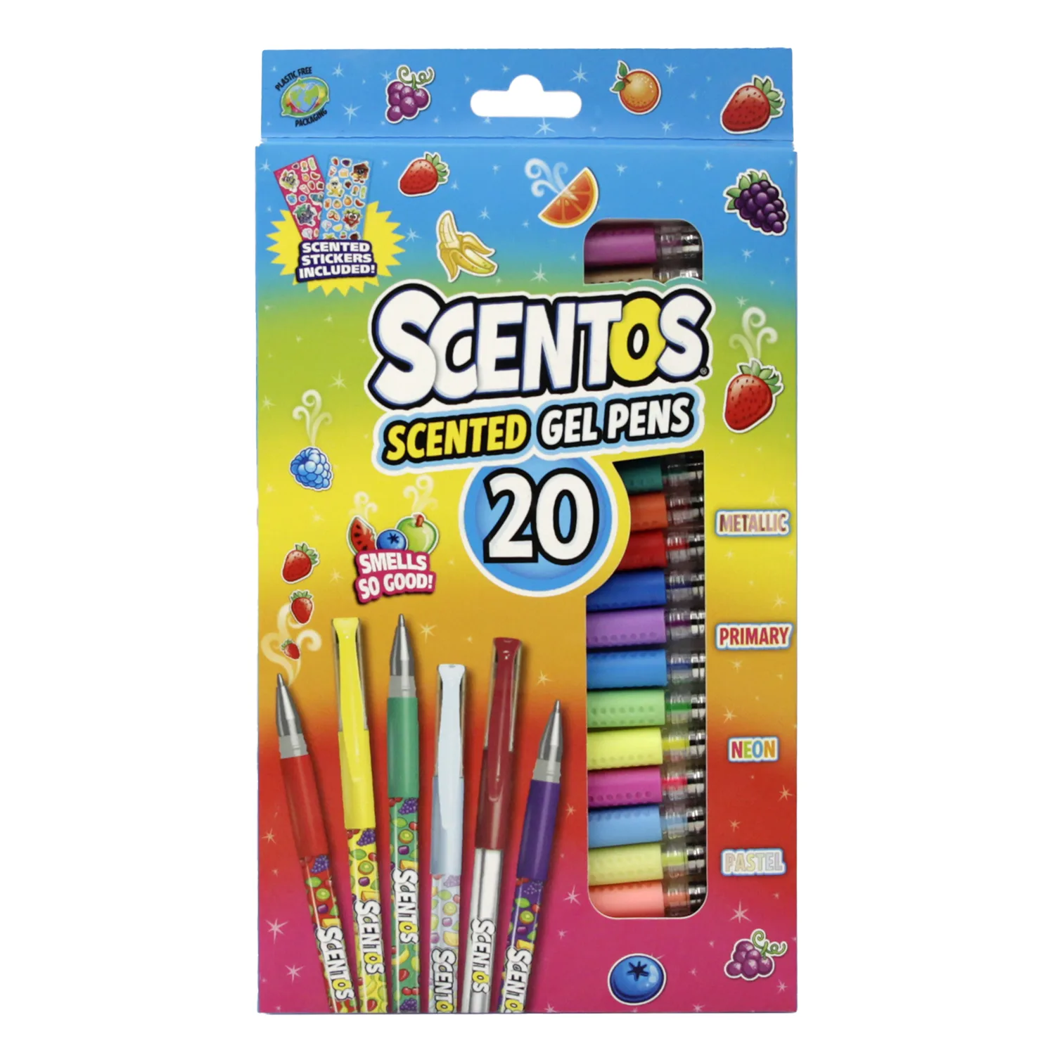 20 Scented Gel Pens by Scentos