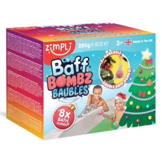 Baff Bombz Christmas Baubles by Zimpli Kids