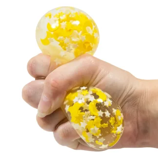 Scrunchems Moons and Stars Glow in the Dark Squish Ball by Tobar