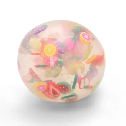 Tobar Scrunchems Squish Bal – Fruity Neon Beer, Stressverlichting, Zacht En Knijpbaar, 6 Cm, Voor Volwassenen En Kinderen